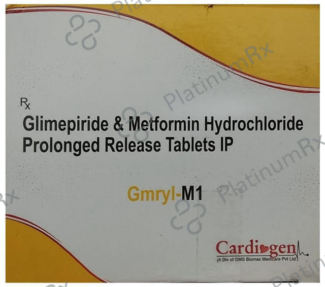 Gmryl M 1/500mg Tablet PR 10s