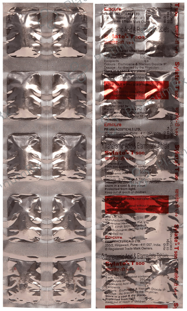 Sylate T 500/250mg Tablet 10s