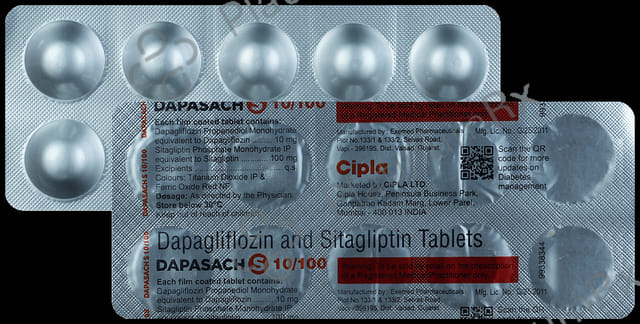 Dapasach S 10/100mg Tablet 10s