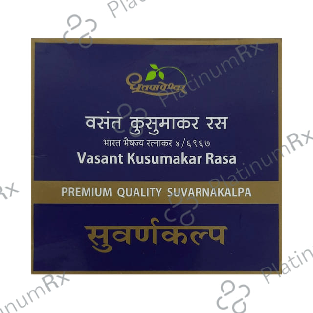 Dhootapapeshwar Vasant Kusumakar Ras 30 tablets