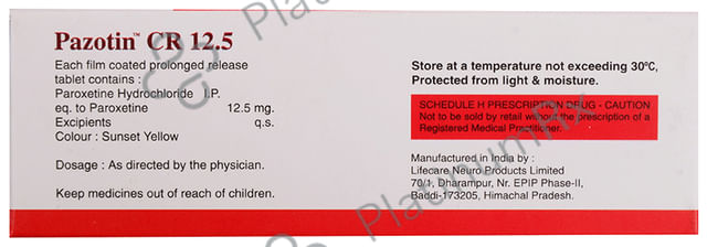 Pazotin CR 12.5 Tablet