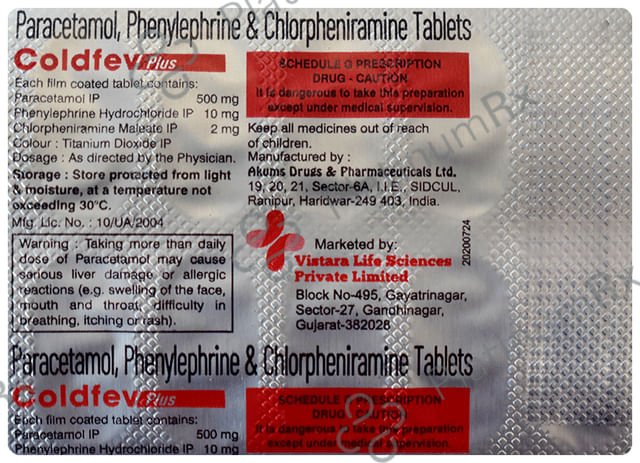 Coldfev Plus Tablet