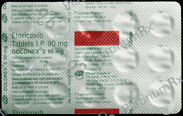 Dolonex E 90mg Tablet 15s