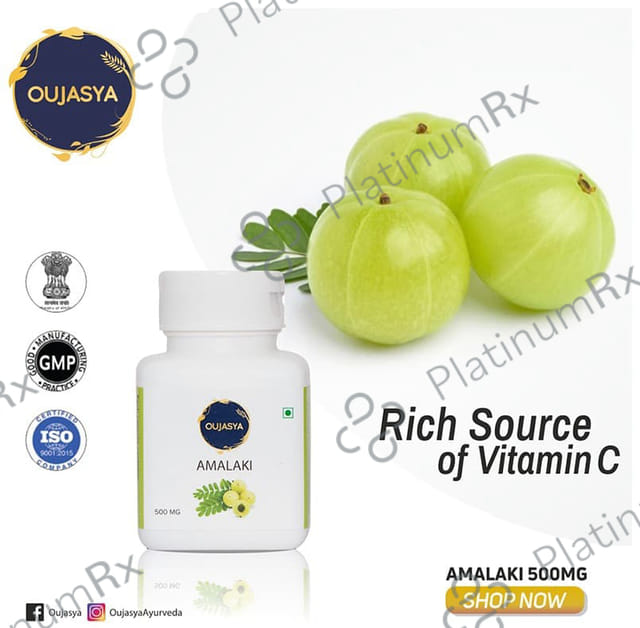 Oujasya Amalaki 500mg Capsule 60s