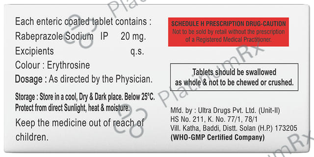 Rabimits 20mg Tablet