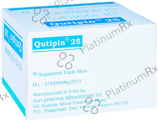Qutipin 25mg Tablet 10s