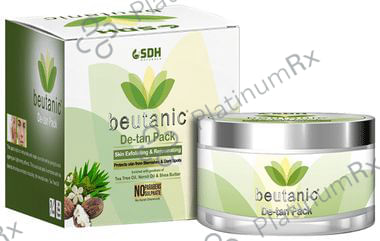SDH Naturals Beutanic De-Tan Pack