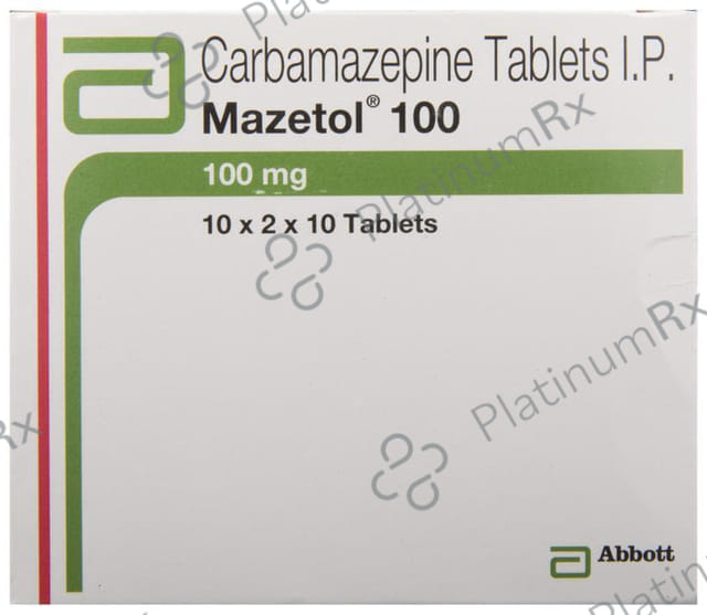 Mazetol 100mg Tablet 10s