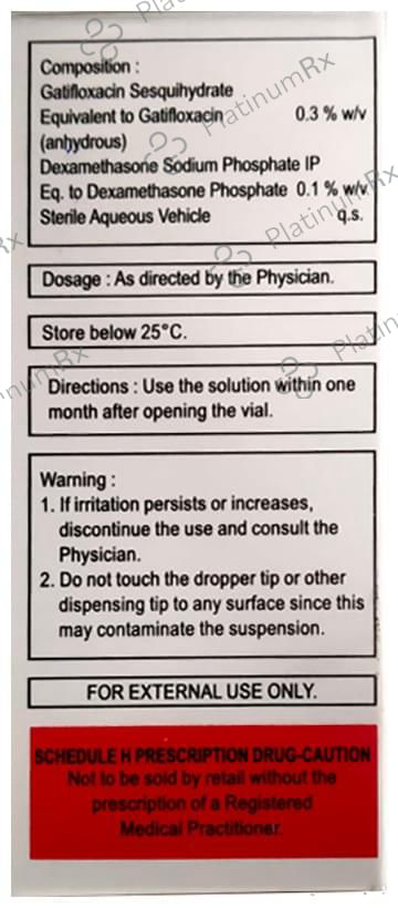 Gate DM BAK Free Eye Drop