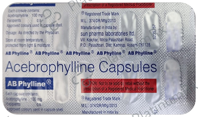 AB Phylline 100mg Capsule 15s