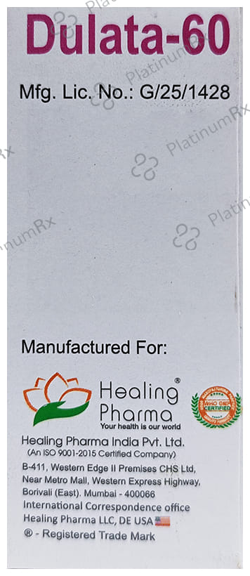 Dulata 60mg Tablet 10s
