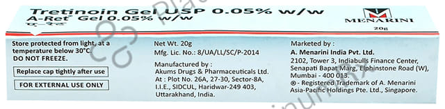 A Ret 0.05% Gel 20gm