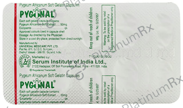 Pyginal Soft Gelatin Capsule 10s