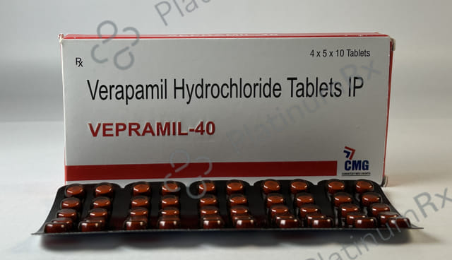 Vepramil 40mg Tablet 10s