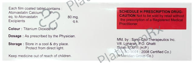 Remvas 80mg Tablet 10s