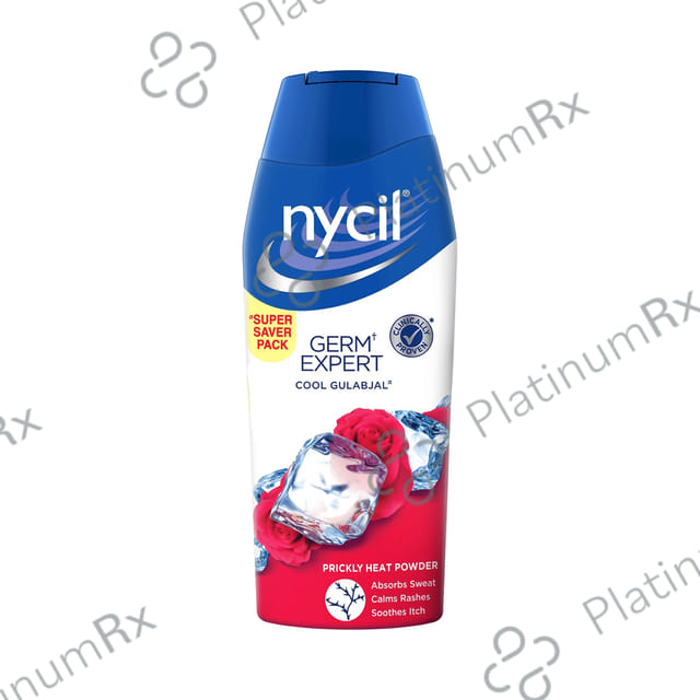 Nycil Germ Expert Prickly Heat Cool Gulabjal Powder