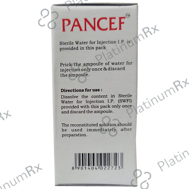 Pancef 1g Injection