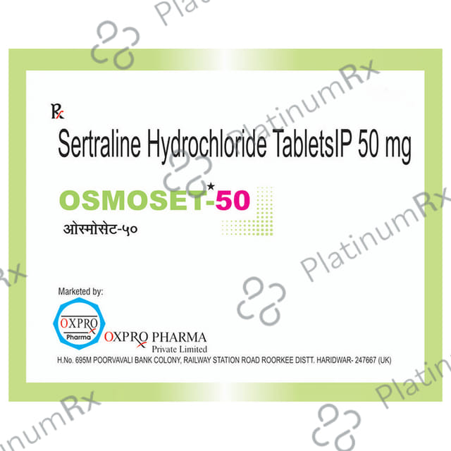 Osmoset 50mg Tablet 10s Oxpro Pharma Pvt. Ltd.