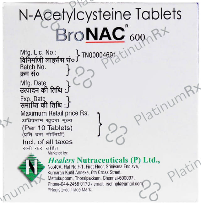 Bronac 600mg Tablet 10s