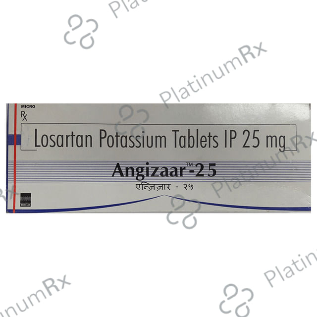 Angizaar 25mg Tablet 10s