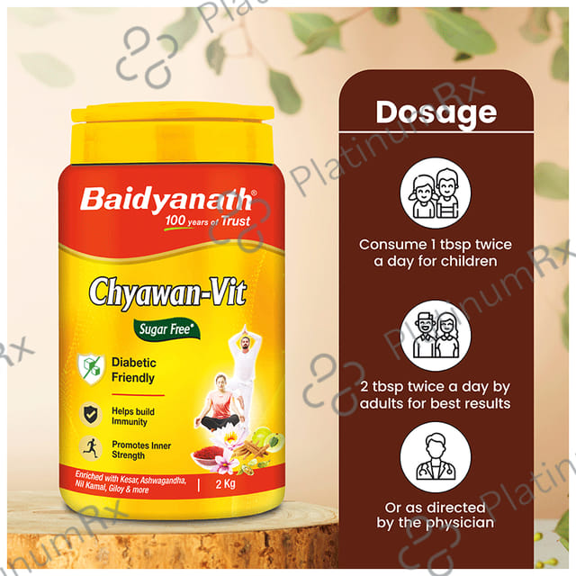 Baidyanath Noida Chyawan Vit Sugarfree Chyawanprash 2kg