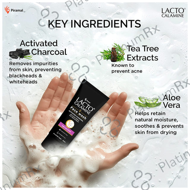 Lacto Calamine Activated Charcoal Face Wash