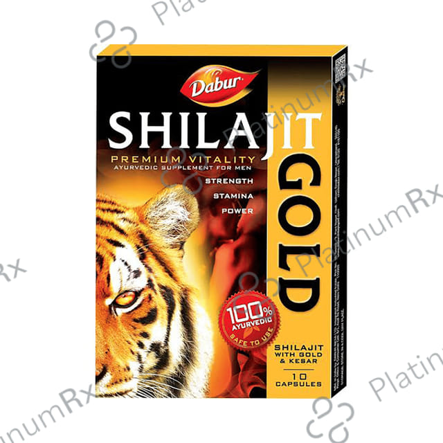 Dabur Shilajit Gold Capsule for Men 10s