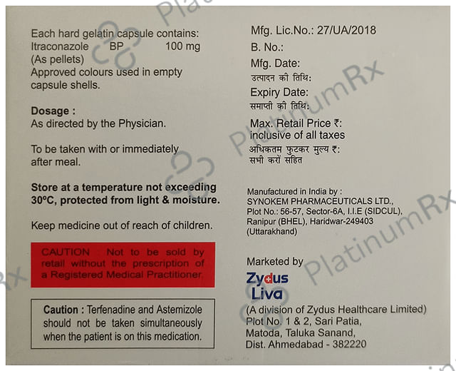 Mycoclear 100mg Capsule 7s