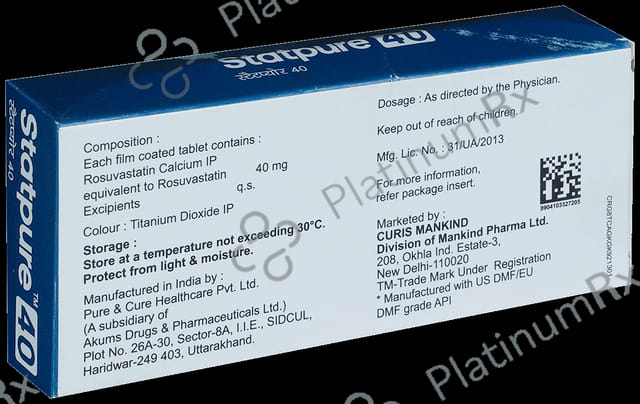 Statpure 40mg Tablet 10s