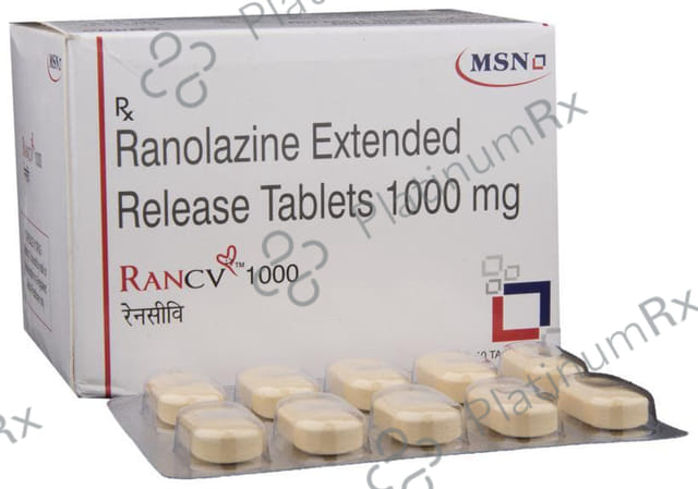 Rancv 1000mg ER Tablet 10s