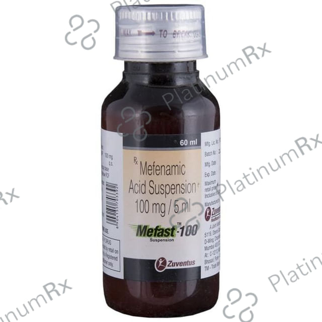 Mefast 100mg Suspension 60ml