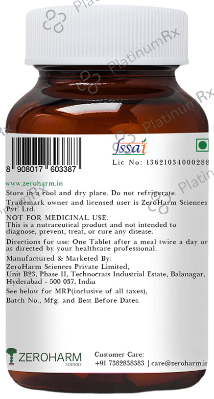 Zeroharm Sciences Holo Kidney Detox Tablet