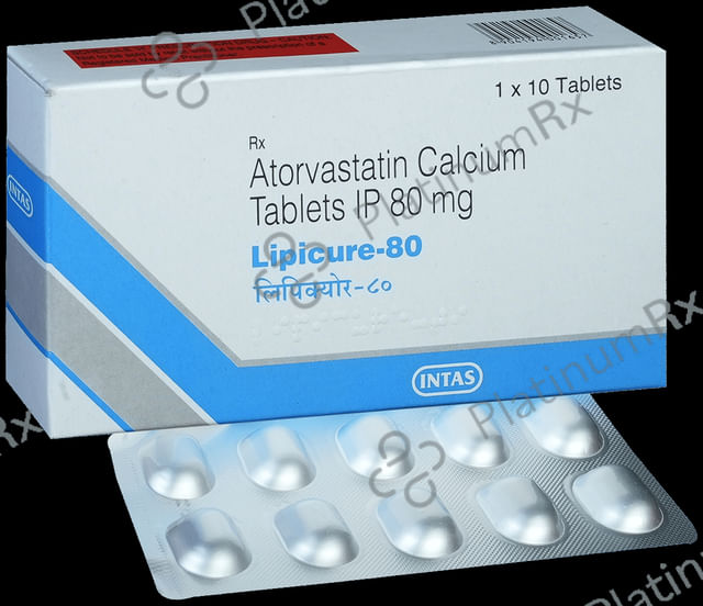 Lipicure 80mg Tablet 10s