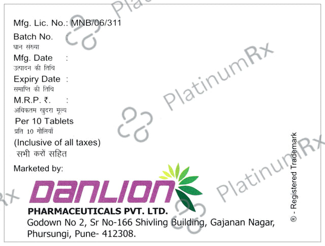 Dansartan H 12.5/40mg Tablet 10s