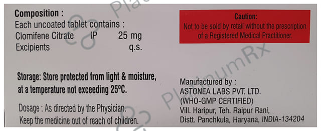 Clomiwell 25mg Tablet