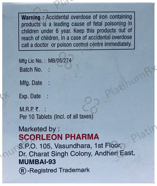 Scor HB Plus Tablet 10s