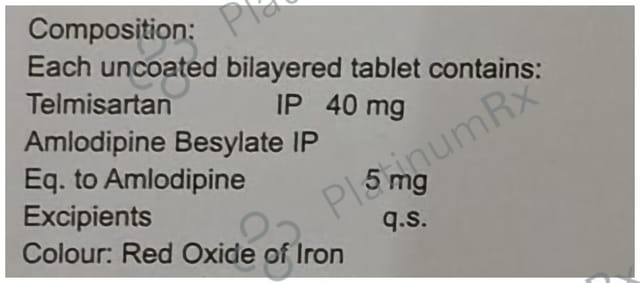 Telmavas AM 40/5mg Tablet 10s