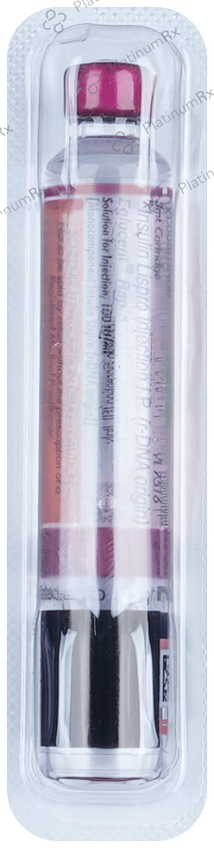 Eglucent Rapid (100 IU/ml) (1*3ml Cartridge / Injection))