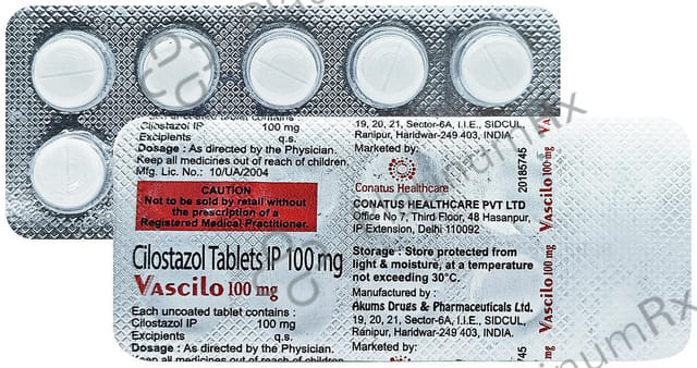 Vascilo 100mg Tablet