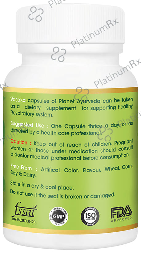 Vitagreen Vasaka 500mg Capsule
