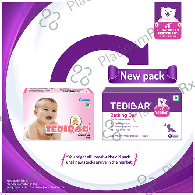 Curatio Tedibar Bathing Bar 100gm