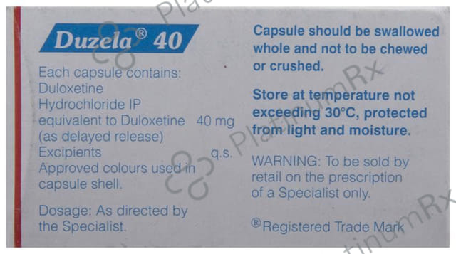 Duzela 40mg Capsule DR 10s