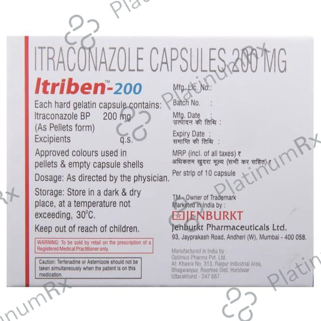 Itriben 200 Capsule