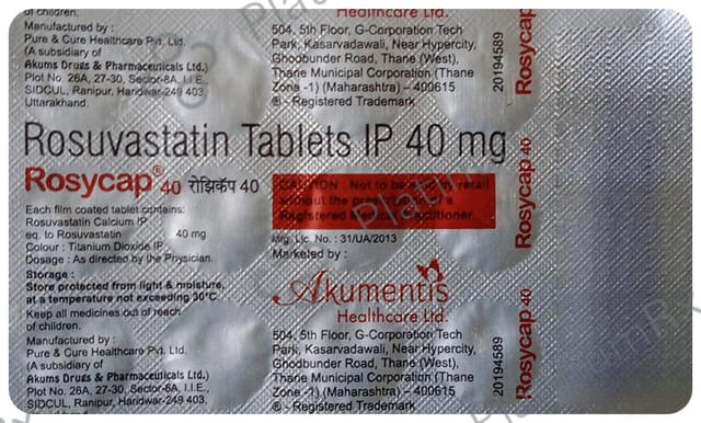 Rosycap 40 Tablet 15 Tablet