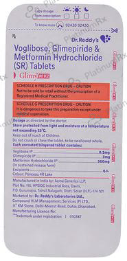 Glimytime MV 2/500/0.2mg Tablet 10s