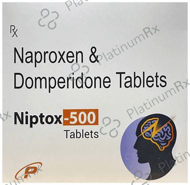 Niptox 500/10mg Tablet 15s
