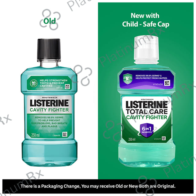 Listerine Cavity Fighter Mouth Wash 250ml