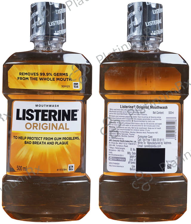 Listerine Original Mouth Wash 500ml