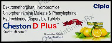 Cheston D Plus 2/10/5mg Tablet DT 10s