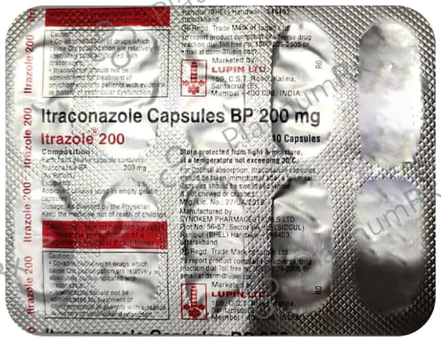 Itrazole 200 Capsule 10 Capsule